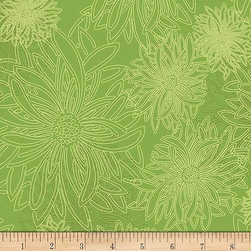 Miniatura 7 de Art Gallery Fabrics Galería de Arte Elementos Florales Tela Haze Azul Aqua