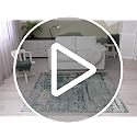 Image of Printed Rug Soft Floor Carpets with Anti Slip Backing for Living Room | Bedroom | Kids Room (Grey Green, 4x6 Feet)