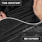 X AUTOHAUX Car Cover for Volkswagen New Beetle 1998-2019 Outdoor Full Car Cover All Weather Protection with Zipper Black