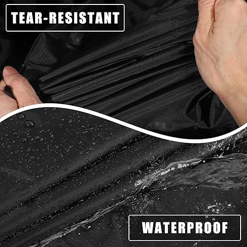 Miniatura 3 de X AUTOHAUX Funda impermeable de coche para Dodge Challenger SXT, GT, Hellcat, Scat Pack, SE, RT, SRT8, TA 2008-2023, resistente al viento,