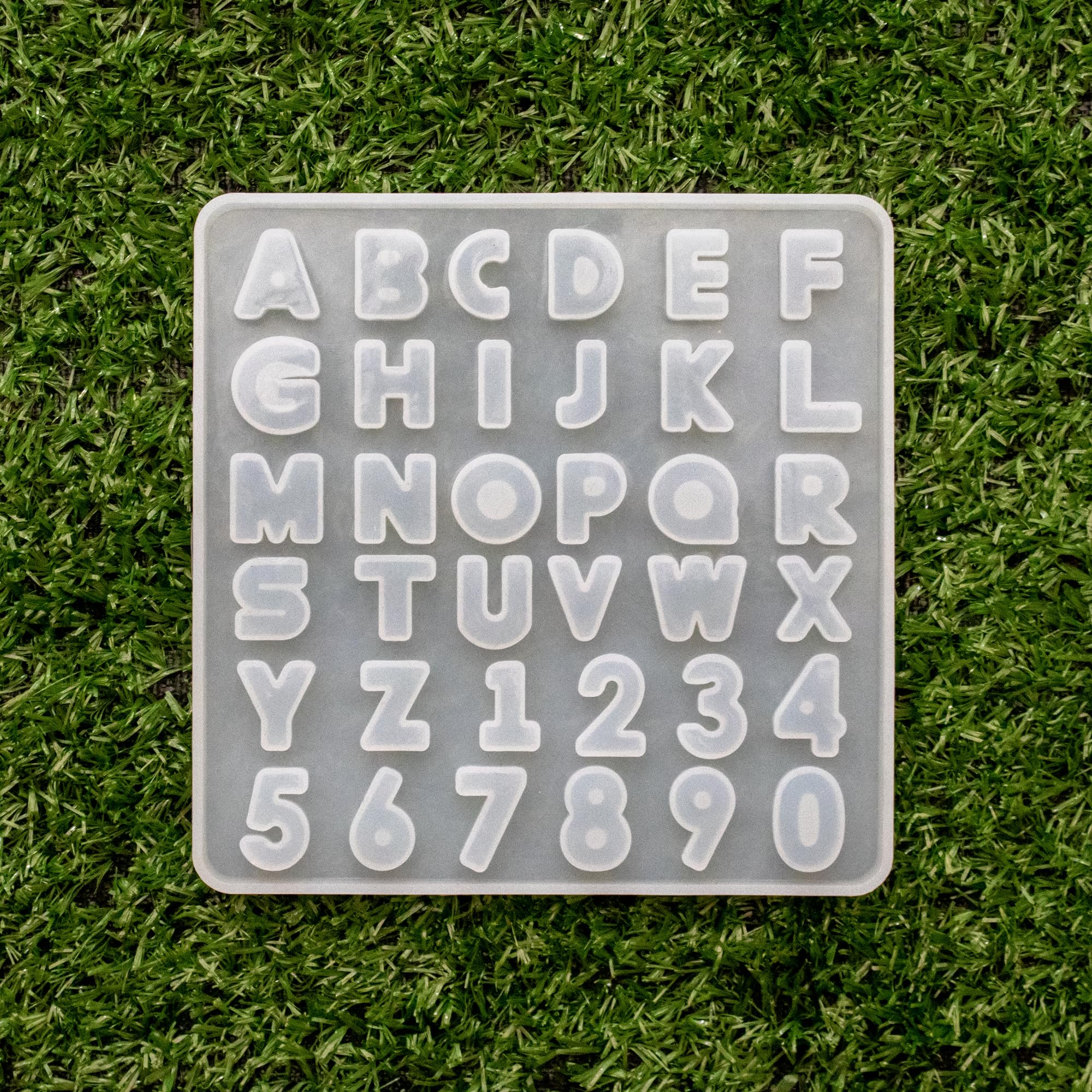 Little Birdie Silicone Resin Mould Mini Alphabet and Numbers | Epoxy Resin Mould | Mold for Resin Art,Soap Making, Clay Modelling| Resin Art Materials Kit 1