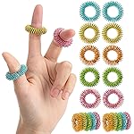 Mr. Pen- Spiky Sensory Rings, 10 Pack, Colorful Stress Relief Fidget Sensory Toys, Fidget Rings, Fidget Ring for Anxiety, Stress Relief Rings, Massager for Fidget, Sensory Ring