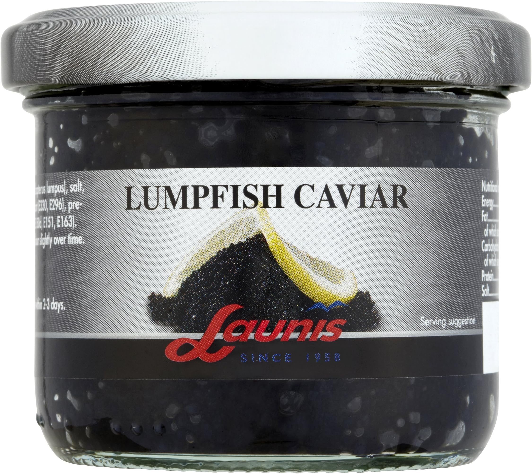 Launis Black Lumpfish Caviar, 100 g