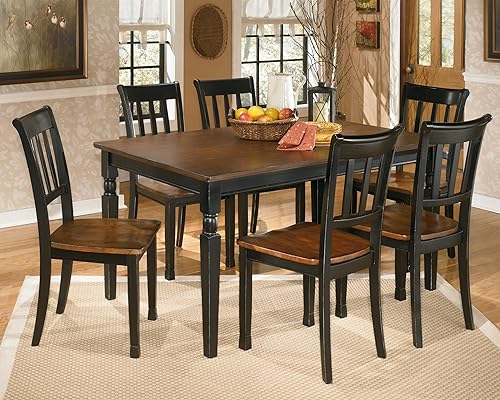 Miniatura 2 de Ashley Furniture Signature Design mesa de comedor rectangular Owingsville color negro y café