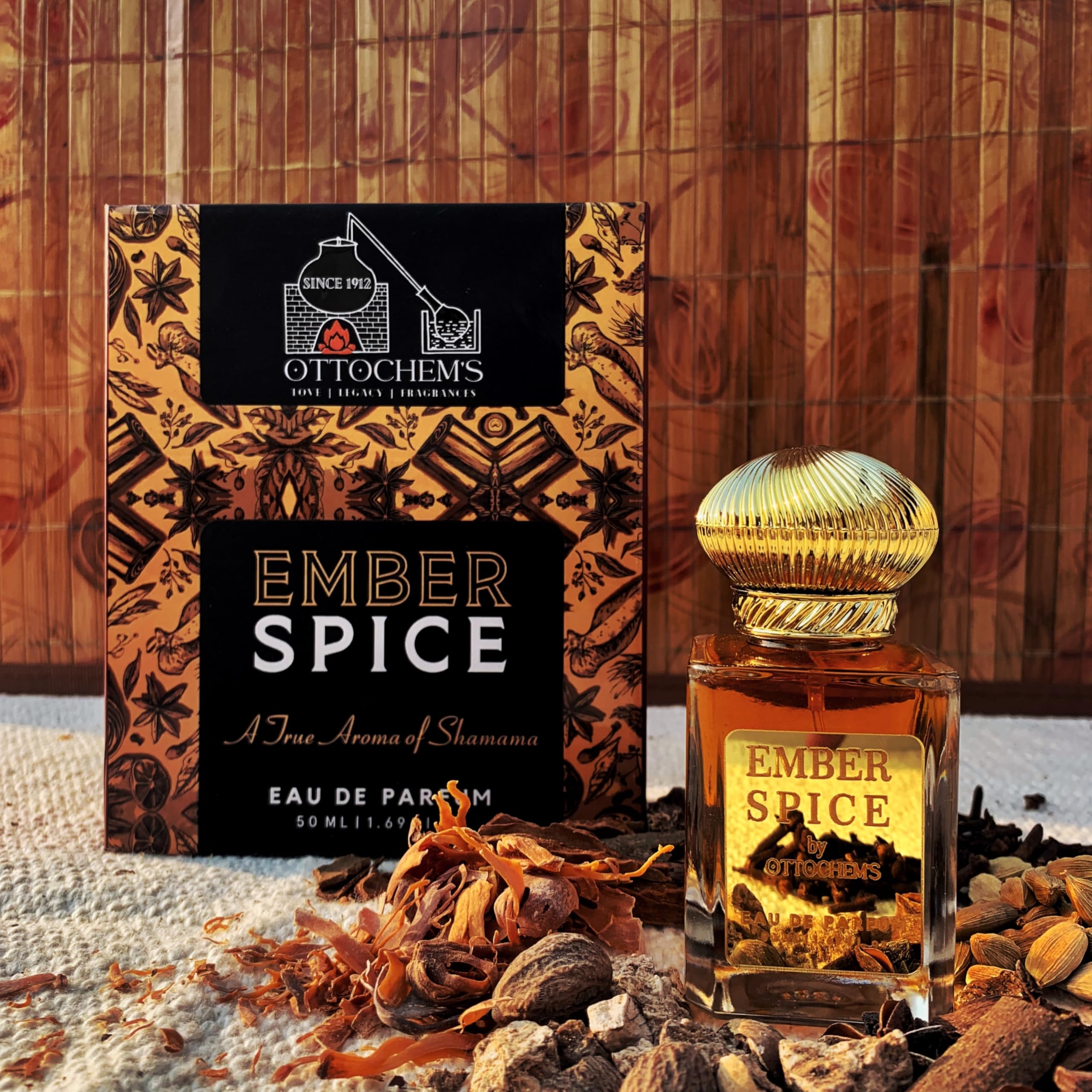 Ottochem Ember Spice | Warm, Spicy & Woody Eau de Parfum | Long Lasting Unisex Scent | Premium Natural Shamamatul Amber Aged Fragrance | 50ml | Best Mother's Day Gift For Mom-image-17