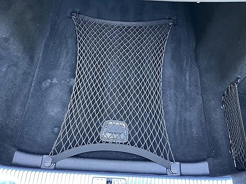 Miniatura 7 de Red de carga elástica para maletero para Mercedes Benz Clase S 2021-2023  Organizadores de maletero premium y almacenamiento  Red de equipaje para