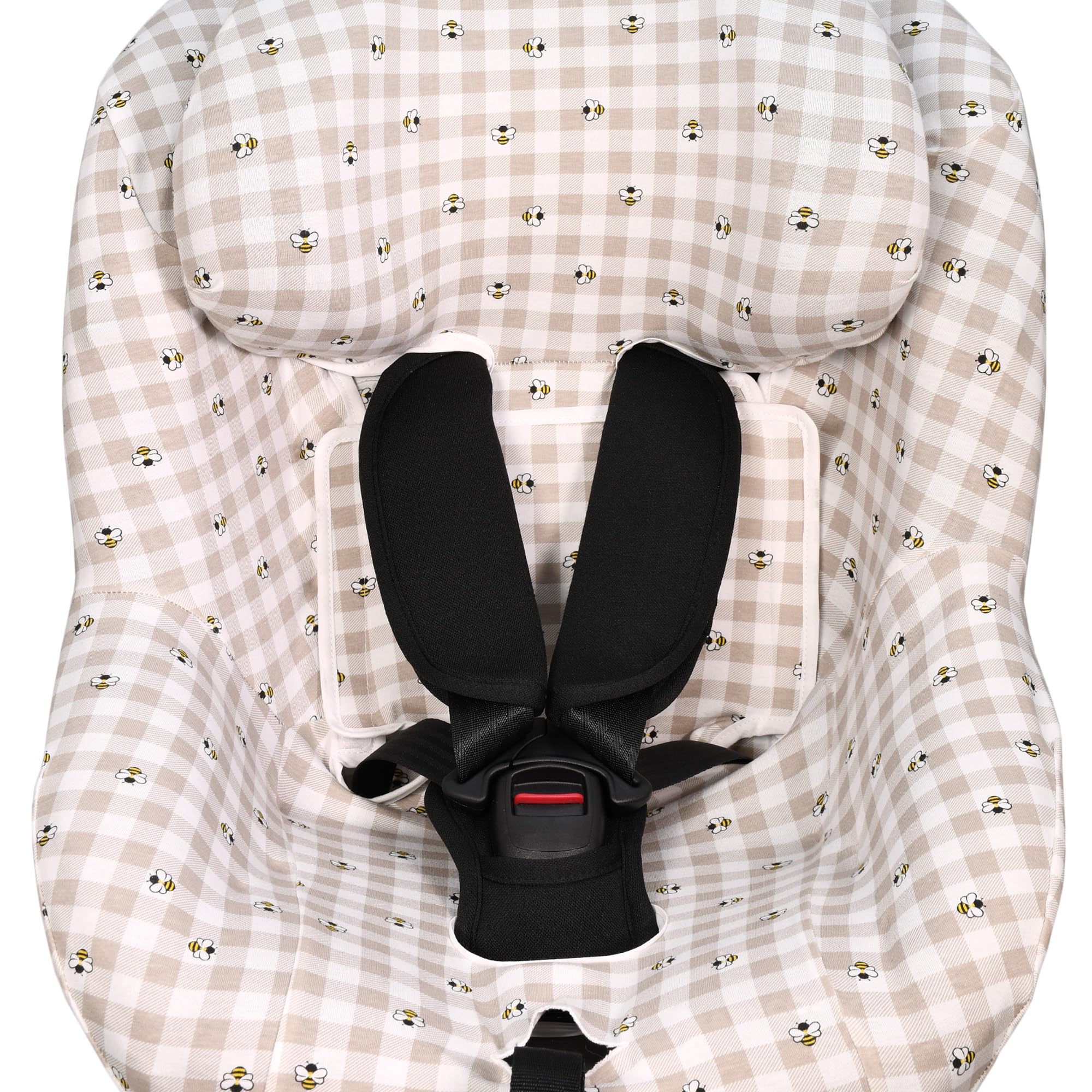 JYOKO Kids Bezug für Autositz kompatibel mit Maxi Cosi (Picnic Vichy, Maxi Cosi Pearl 360 y Mica Pro I-Size)