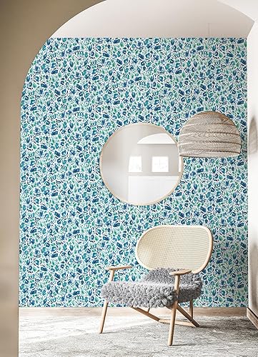 Miniatura 3 de RoomMates EttaVee - Papel tapiz con diseño de leopardo, color rojo