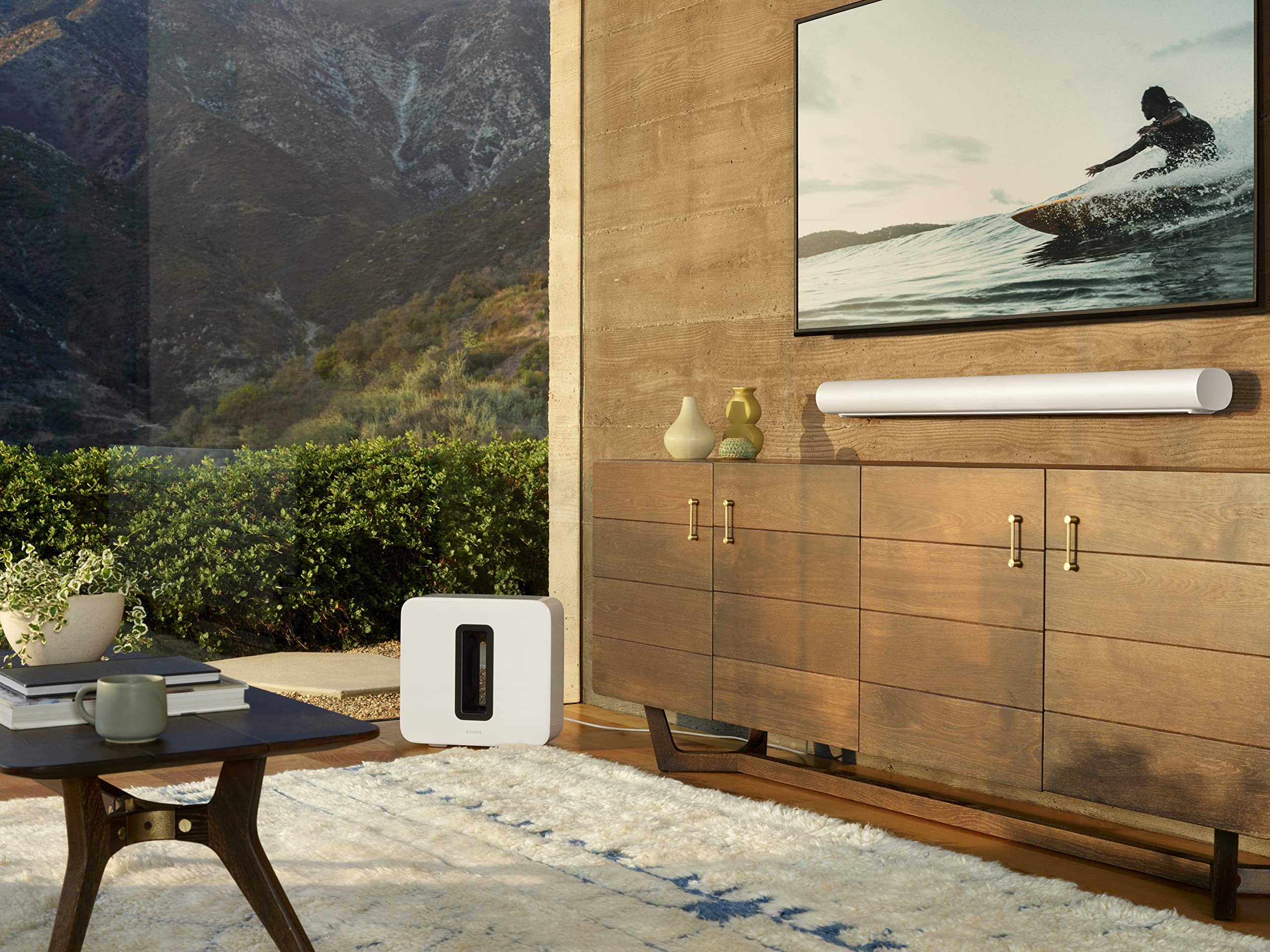 Sonos Arc Soundbar Premium Intelligente per Tv, Film, Musica, Videogiochi e Molto Altro, con Dolby Atmos, Compatibile con Airplay 2, Amazon Alexa e Google Assistant, Bianco