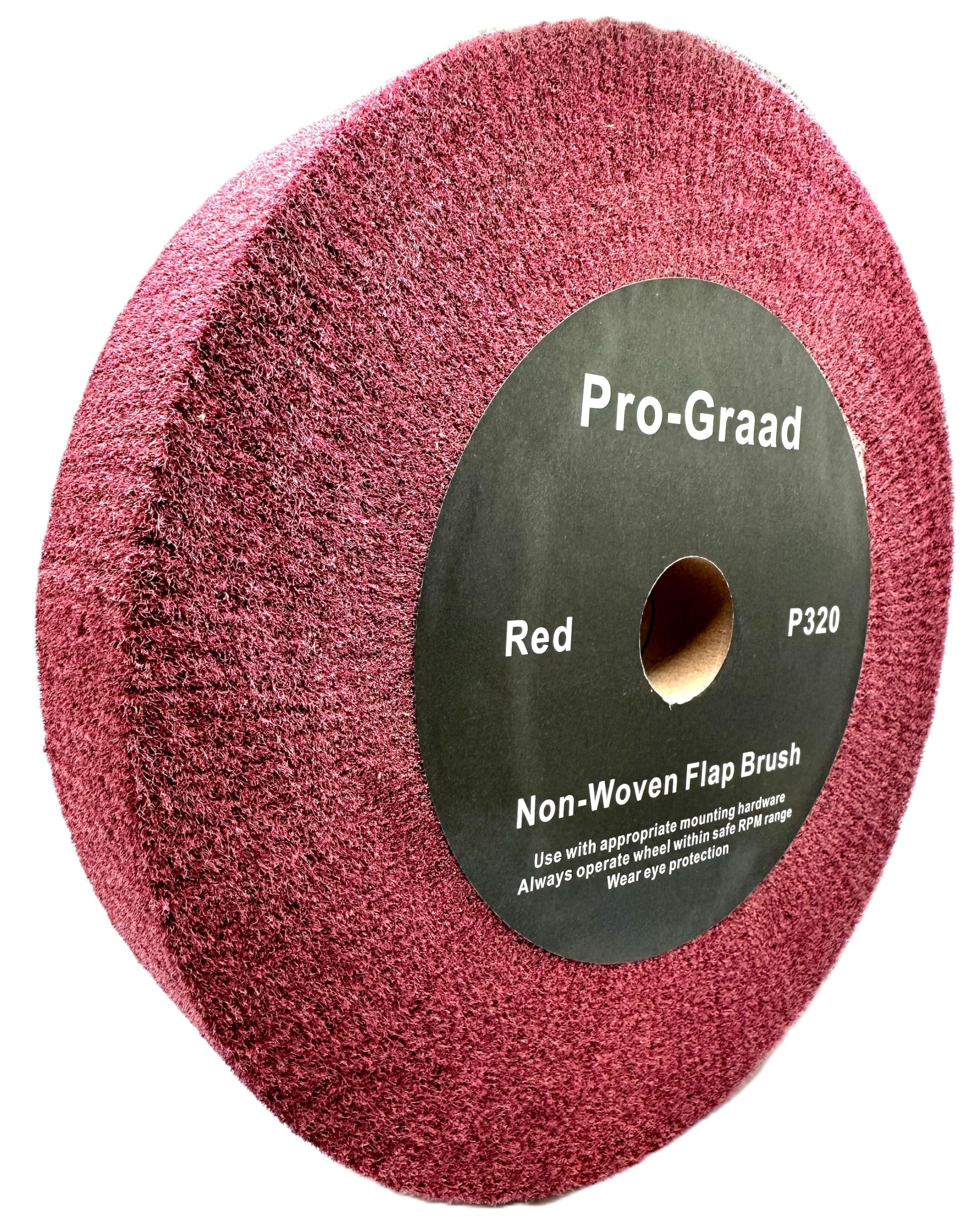 Red Bench Grinder Flap Brush - 320 Grit -14 Red Bench Grinder Flap Brush - 320 Grit -14