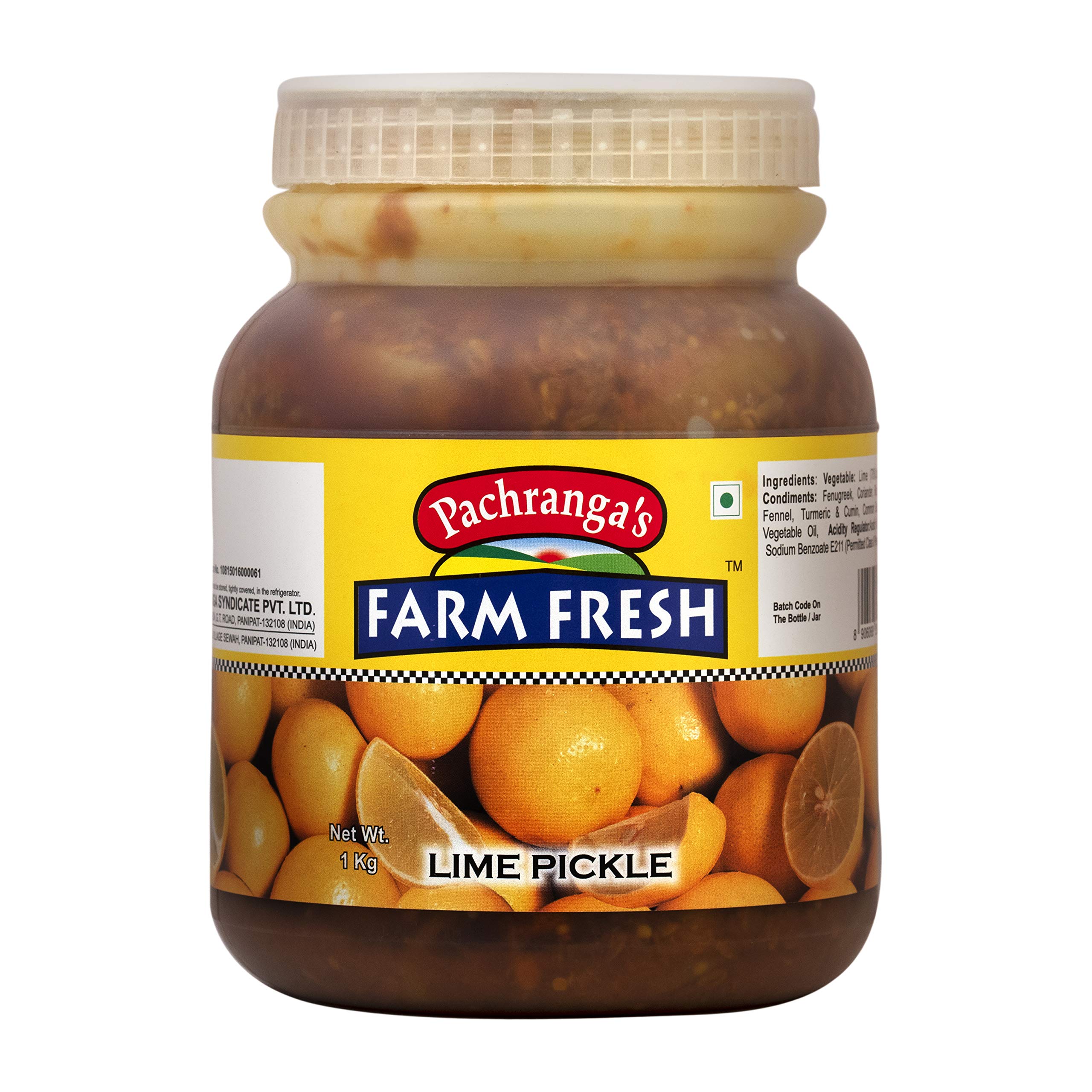 Pachranga’s Farm Fresh Lime Pickle - 1 kg Regular Jar (B08WH4KBKD) Amazon Price History, Amazon Price Tracker