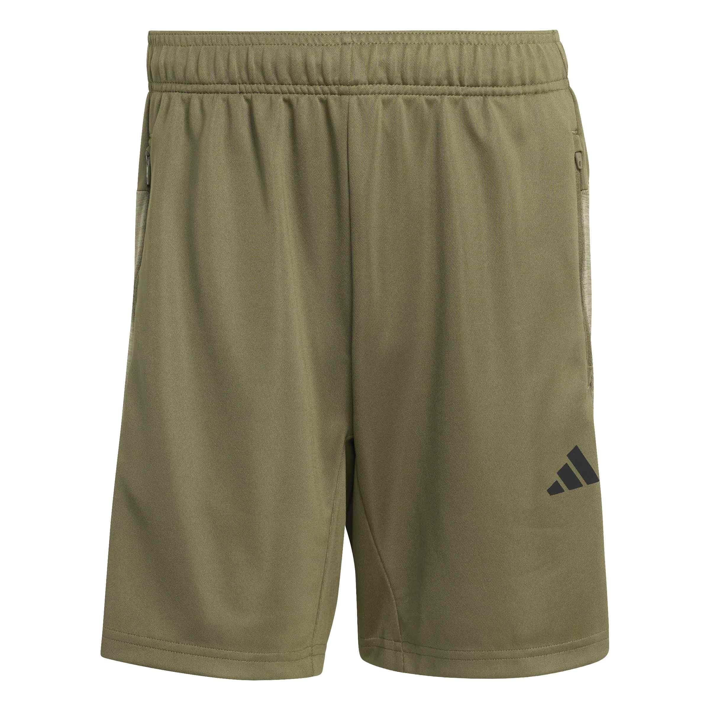 adidas Men's Workout Essentials All-Set Short, Olive strata, XXL