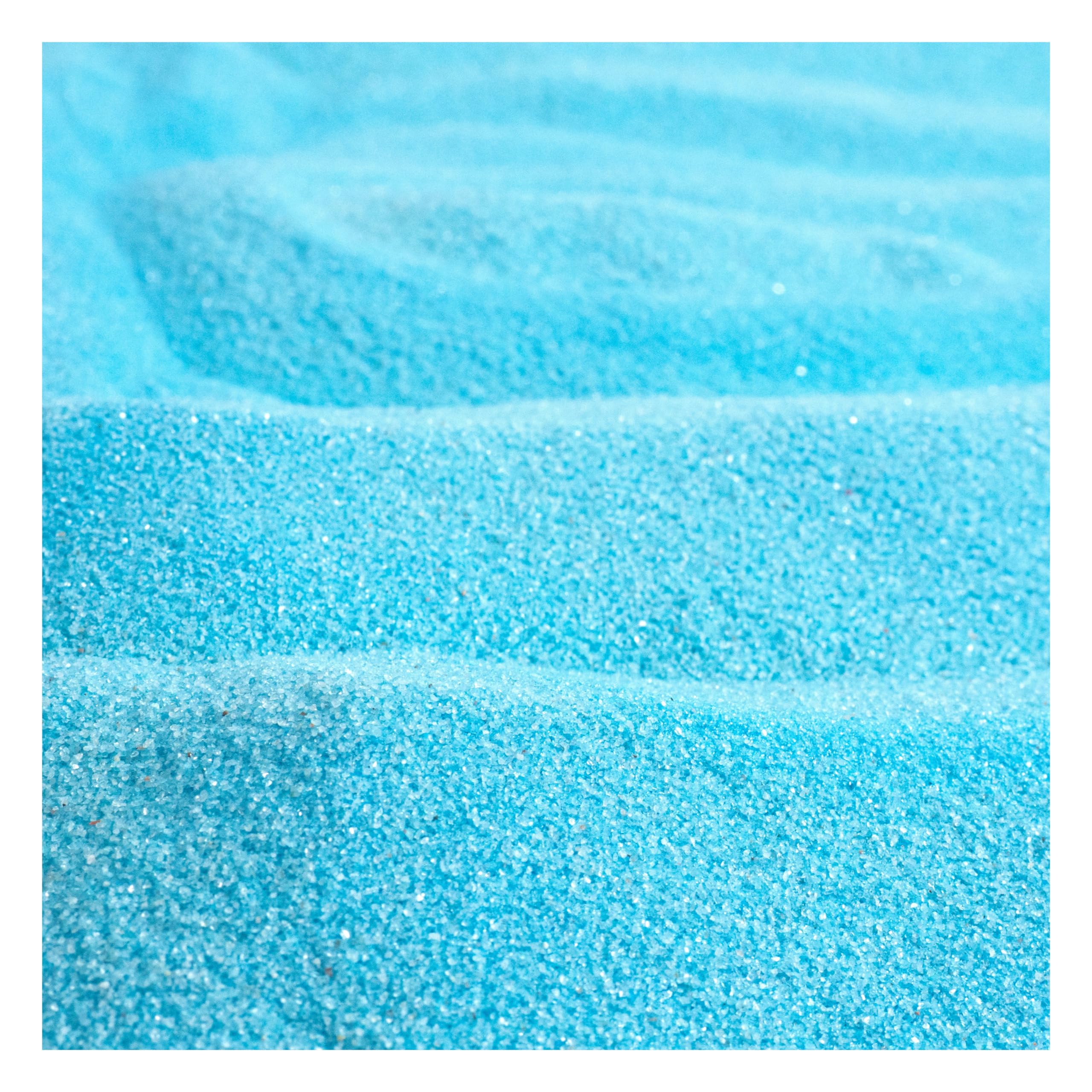 Sandtastik Light Blue Colored Sand 25 lb Bulk Box Bright & Sparkling No Free Silica Vibrant Color Sand Sensory Terrarium Art Model Scenery Jewellery