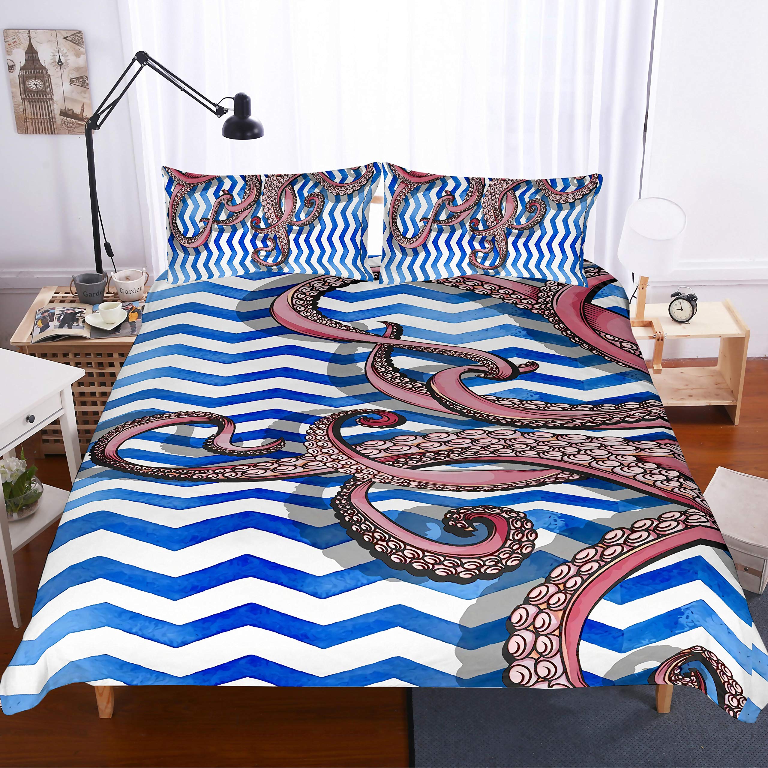 Ensemble de literie confortable haut de gamme housse de couette 3D motif classique