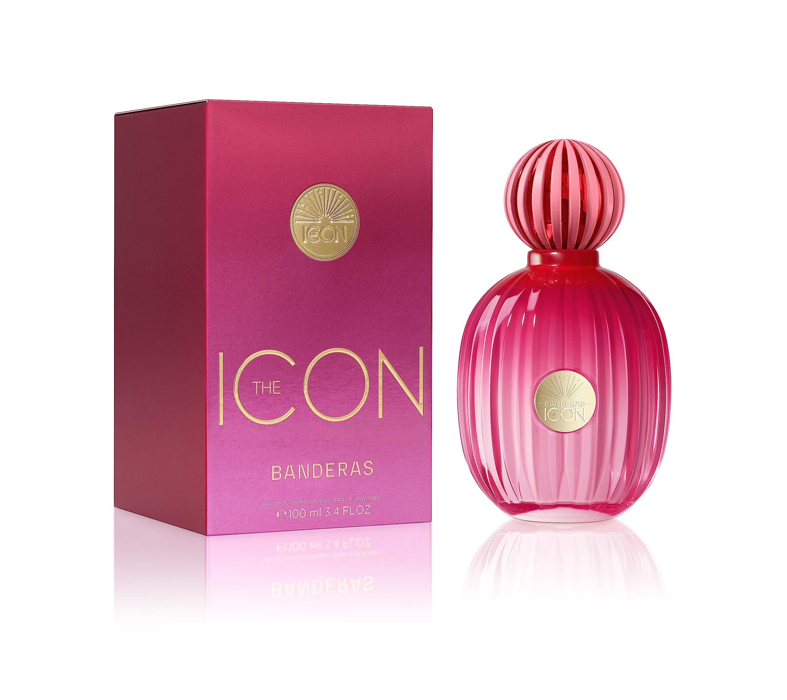 Banderas - The Icon Woman Eau De Perfume For Women - Long Lasting - Elegant, Sophisticated And Sensual Scent - Vanilla, Floral, And Fruity Notes - Ideal For Special Events - 100 ml