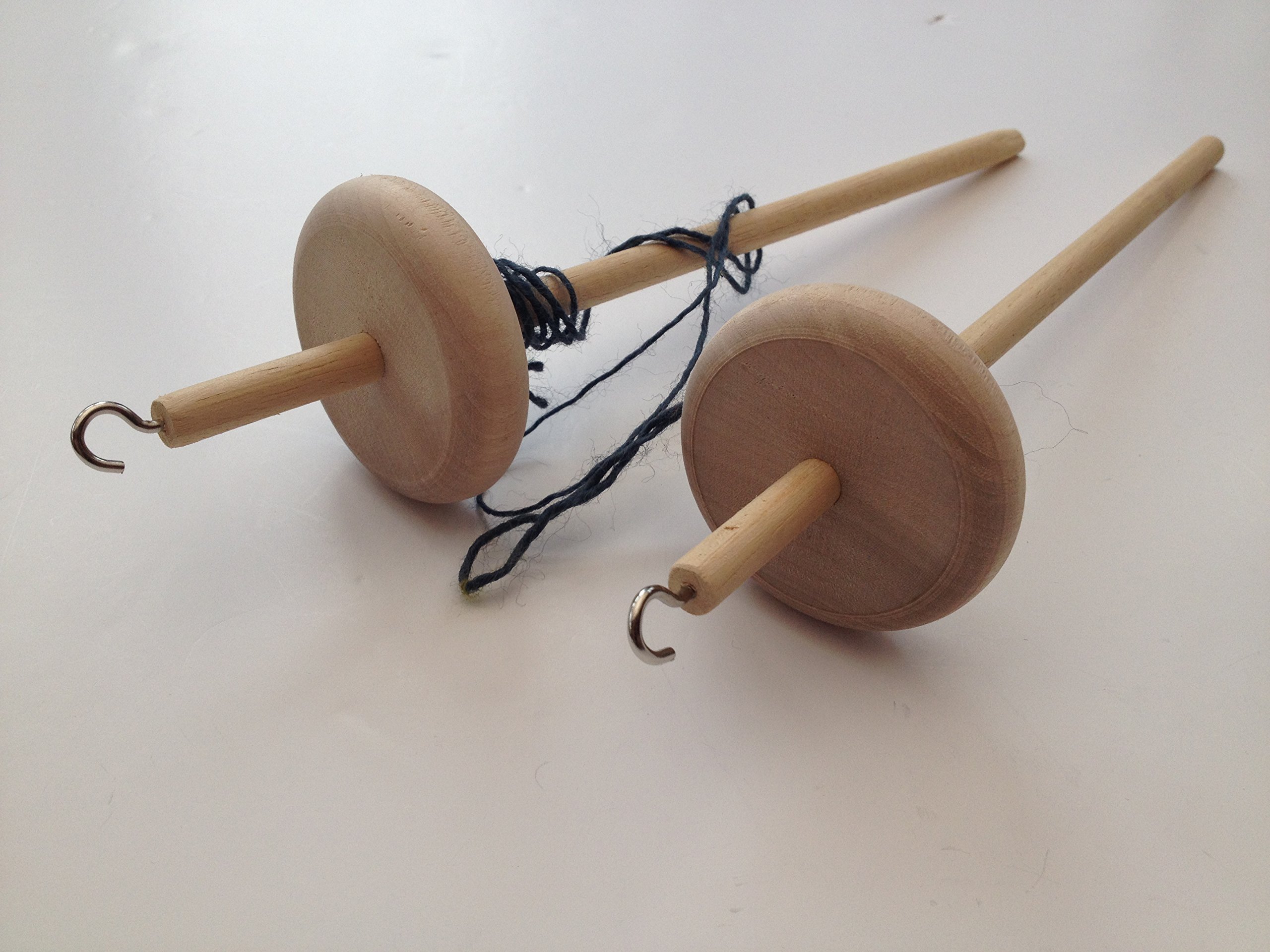 2 x Drop Spindles - Hand Spinning