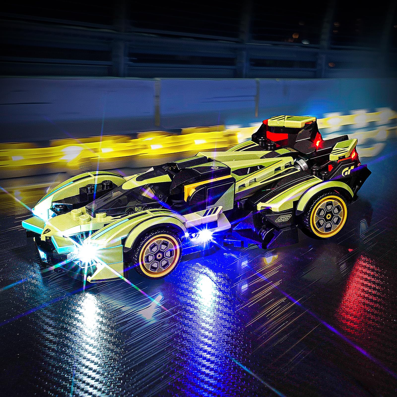 BRICKSHINING LED Lighting Compatible with Lego Lamborghini Lambo V12 Vision GT Super Car 76923, Light Kit Compatible with Lego 76923, NOT Included The Model Set?Standard Version?