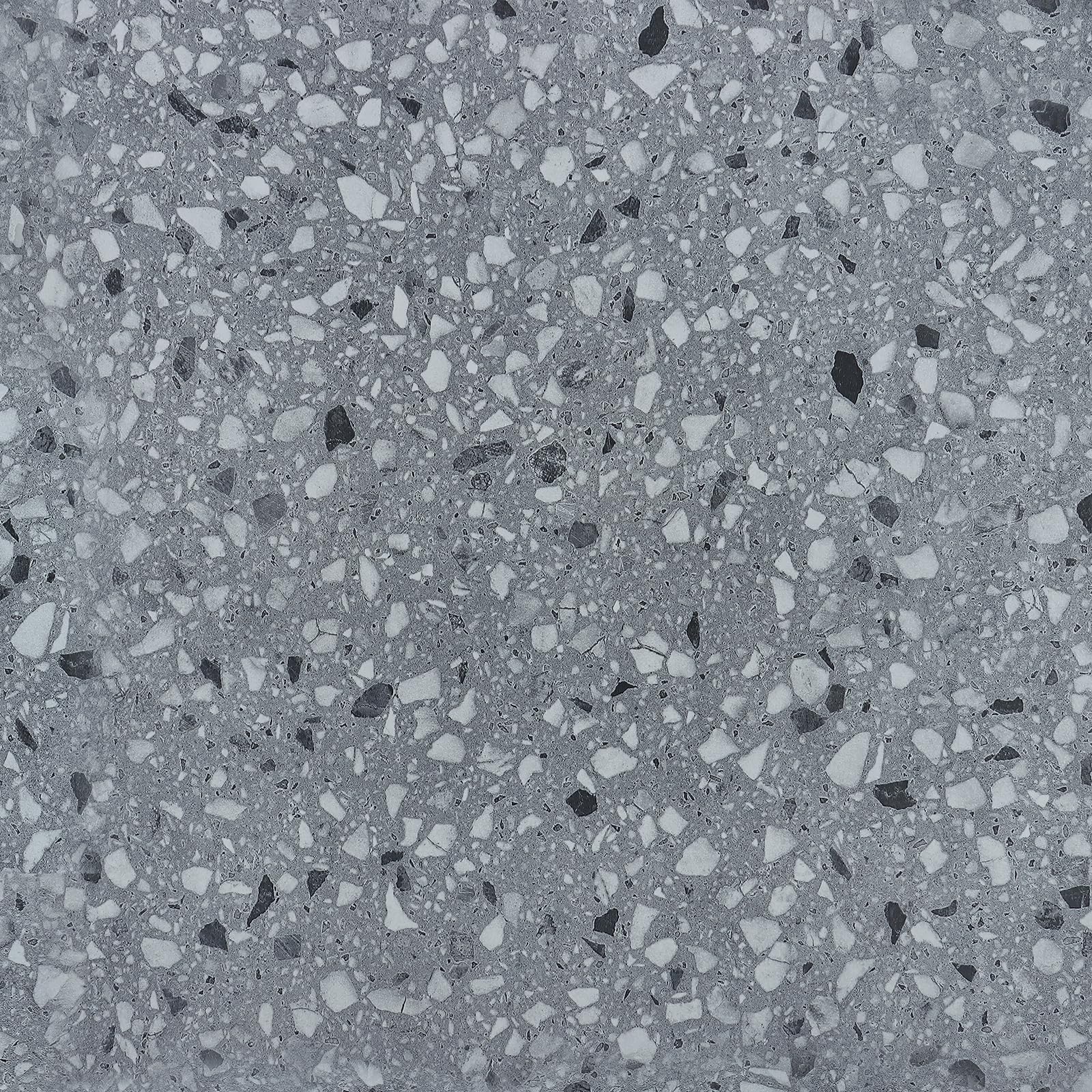 VaryStyle 18 fogli di pavimenti in vinile grigio terrazzo piastrelle Peel and Stick impermeabile pavimento del bagno autoadesivo amichevole spesso vinile grigio piastrelle per pavimento piastrelle per
