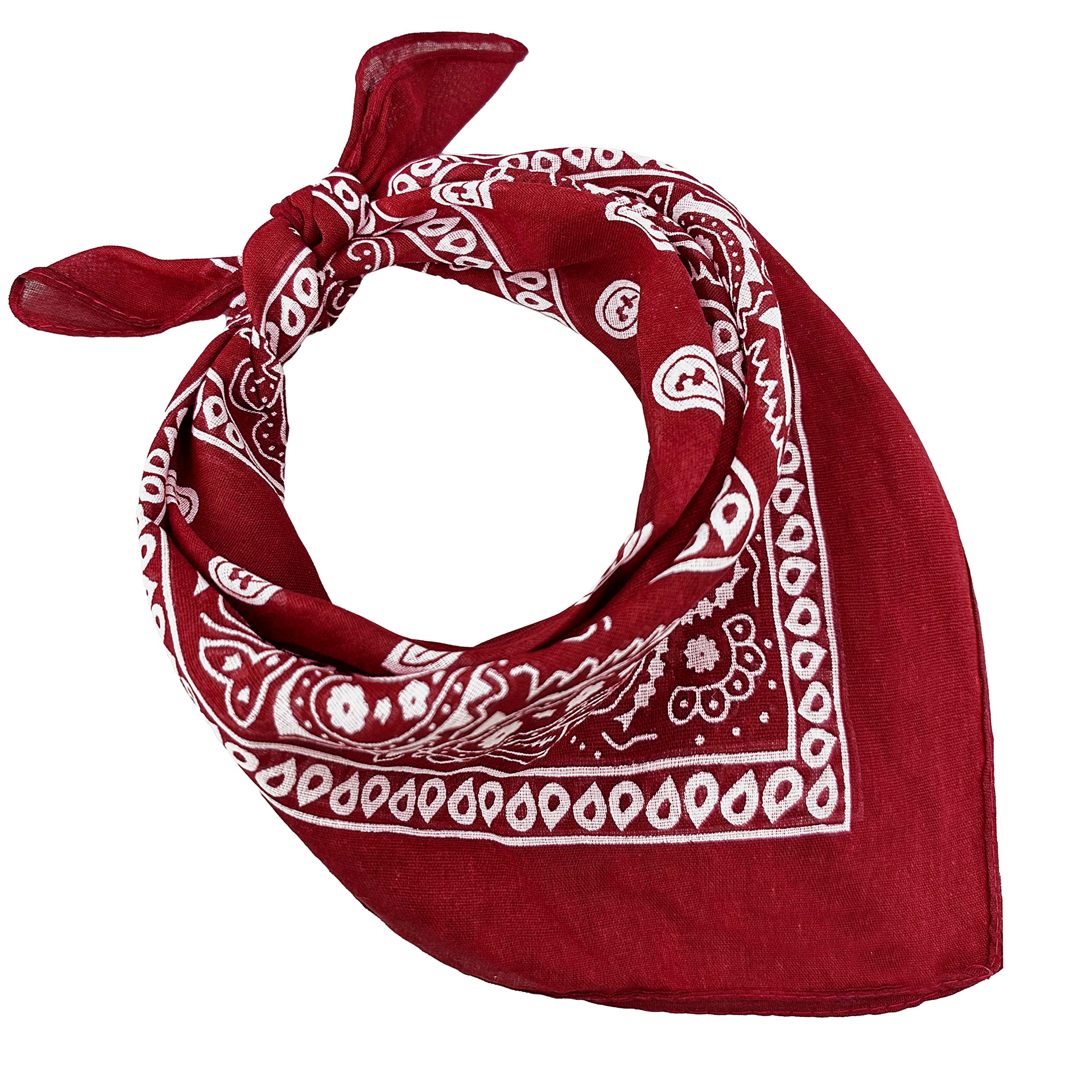 JOPHY & CO. 100% bawełniana bandana zestaw 3/5/10 dla kobiet mężczyzn dzieci unisex unikalne i/lub wzór Paisley COD. A644