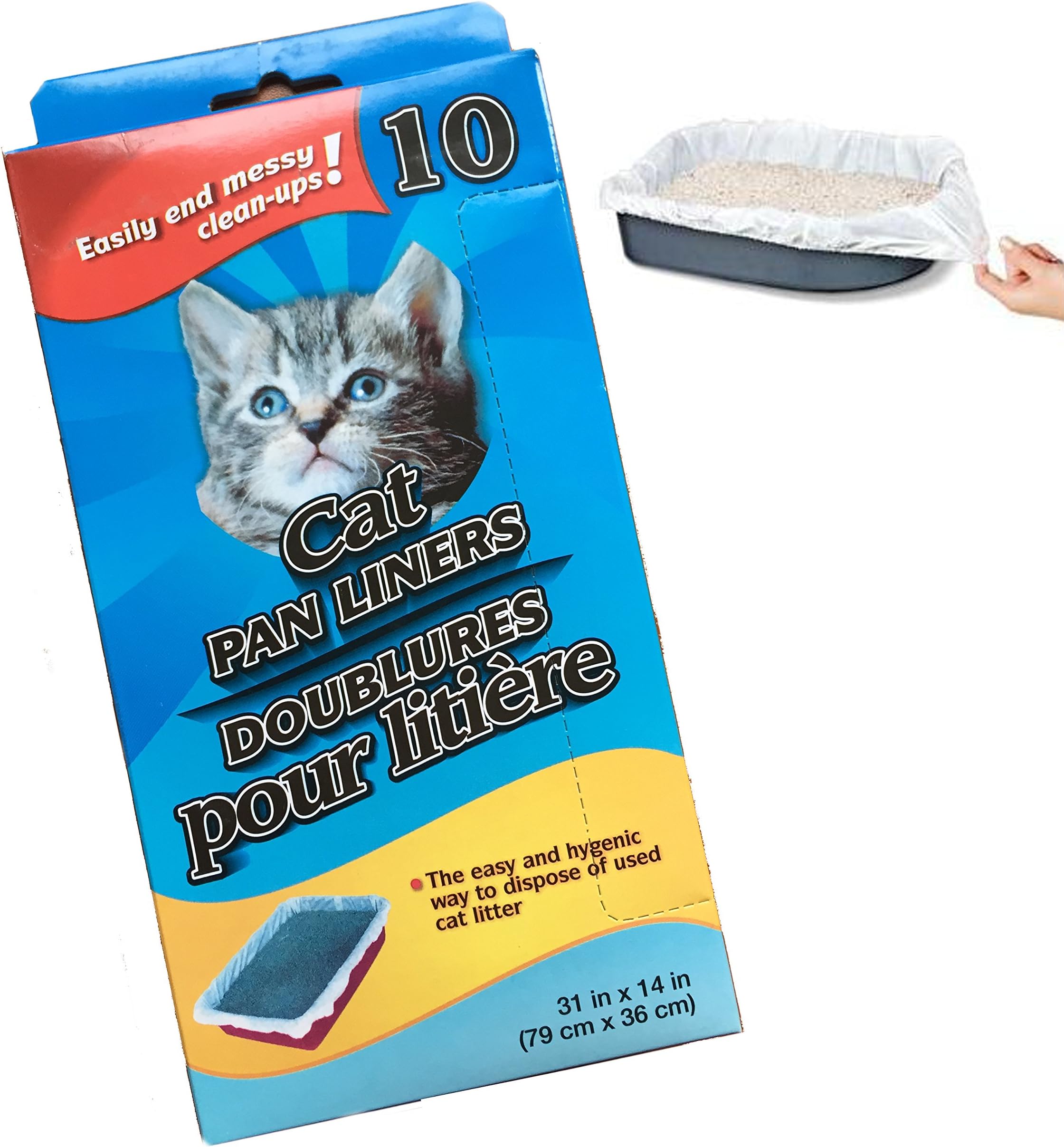 Wild Zu Fresh Cat Litter Box Pan Liners Heavy Duty