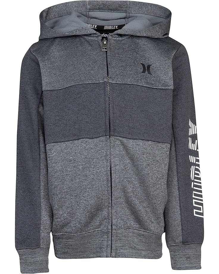 Hurley Kids Dri-Fit Solar Full Zip Hoodie (Little Kids) | Zappos.com