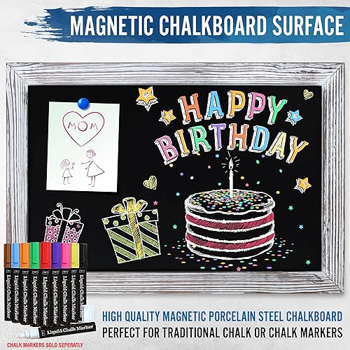 Miniatura 5 de HBCY Creations - Pizarras magnéticas de pared, estilo rústico