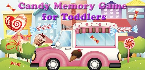 Candy Doces e bolo Jogos de Memória para crianças e miúdos ! gratuito