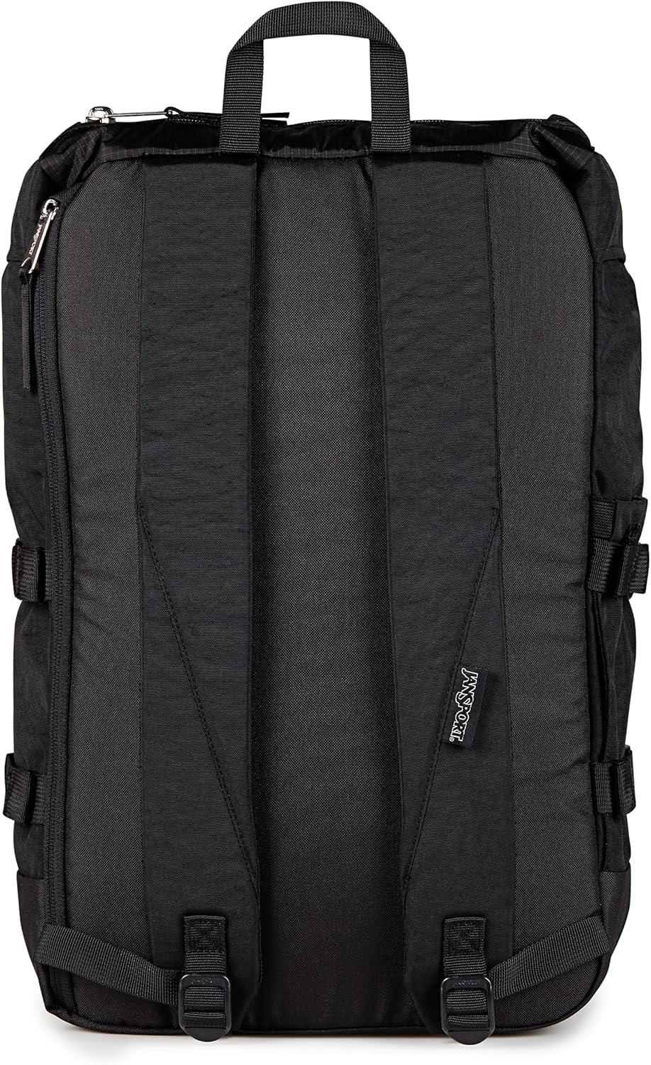 JanSport Skip Pack Backpack – 28L Capacity, Fits 13.5" Laptop, Large Main Compartment, Side Water Bottle Pocket – Ideal for Work & Travel, Black