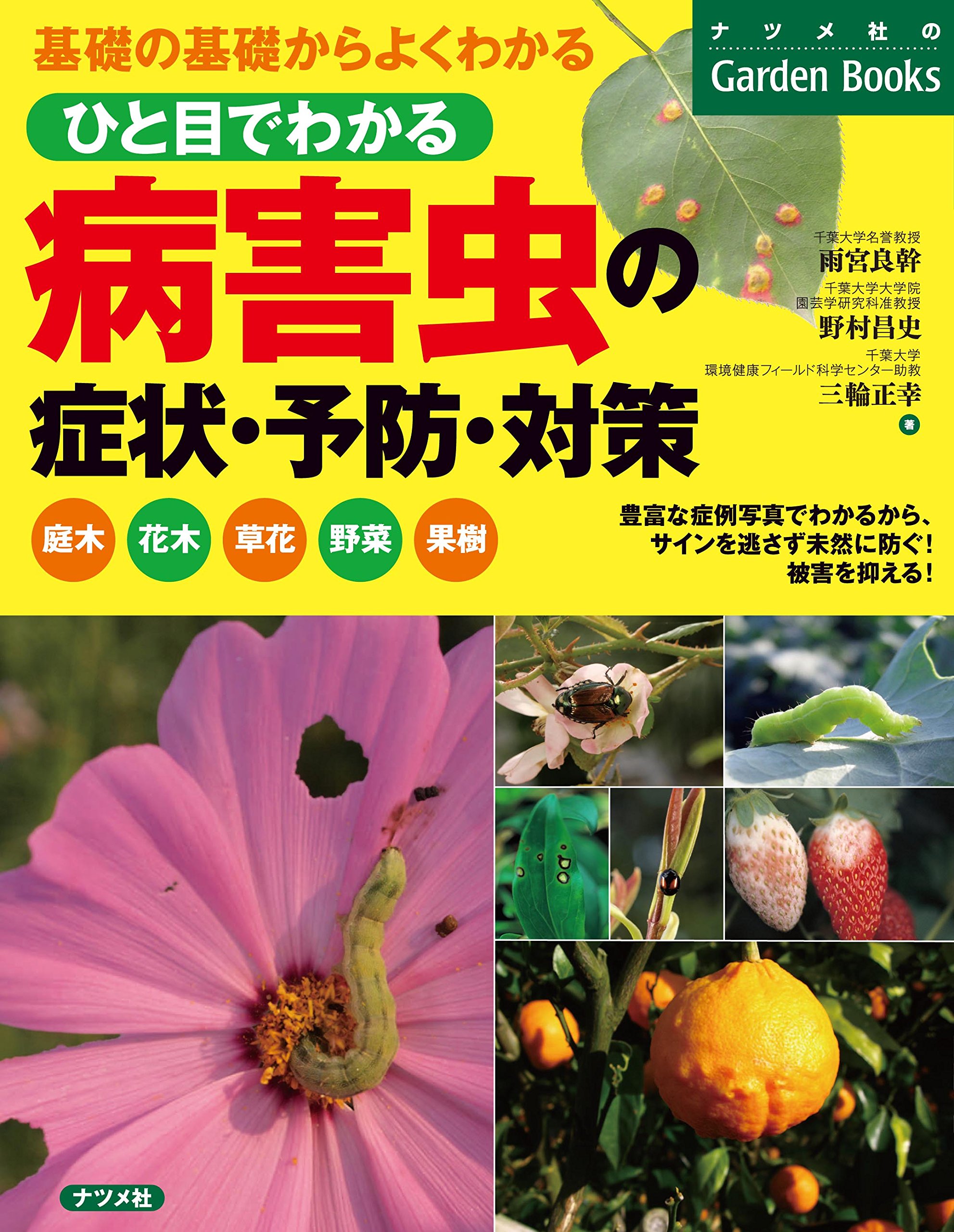 ひと目でわかる 病害虫の症状 予防 対策 ナツメ社のgarden Books 基礎の基礎からよくわかる 雨宮 良幹 野村 昌史 三輪 正幸 本 通販 Amazon