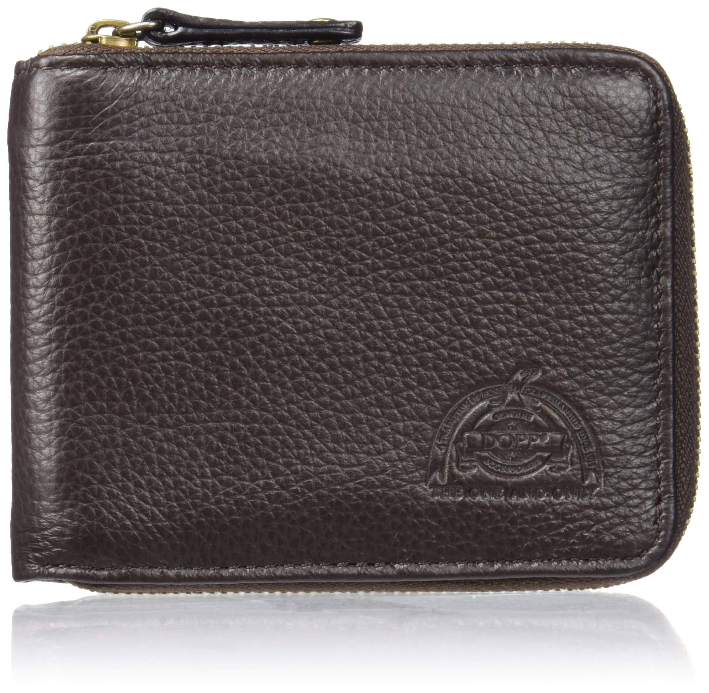 Dopp01812 Unisex Leather SoHo RFID Zip-Around Wallet