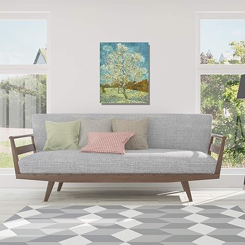 Miniatura 852 de A&T ARTWORK The Starry Night de Vincent Van Gogh. Tamaño del marco: 36 x 30 pulgadas, tamaño de la imagen: 30 x 24 pulgadas, reproducciones clásicas