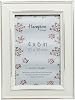Hampton Frames PALOMA Distressed Shabby Chic Picture Photo Frame White 4x6 10x15cm PAL301946W