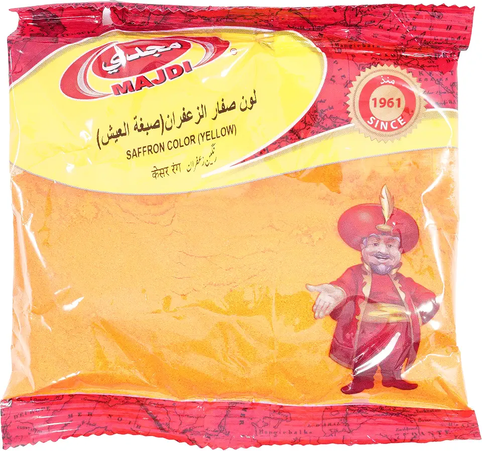 Majdi Saffron Colour Yellow, 100 gm