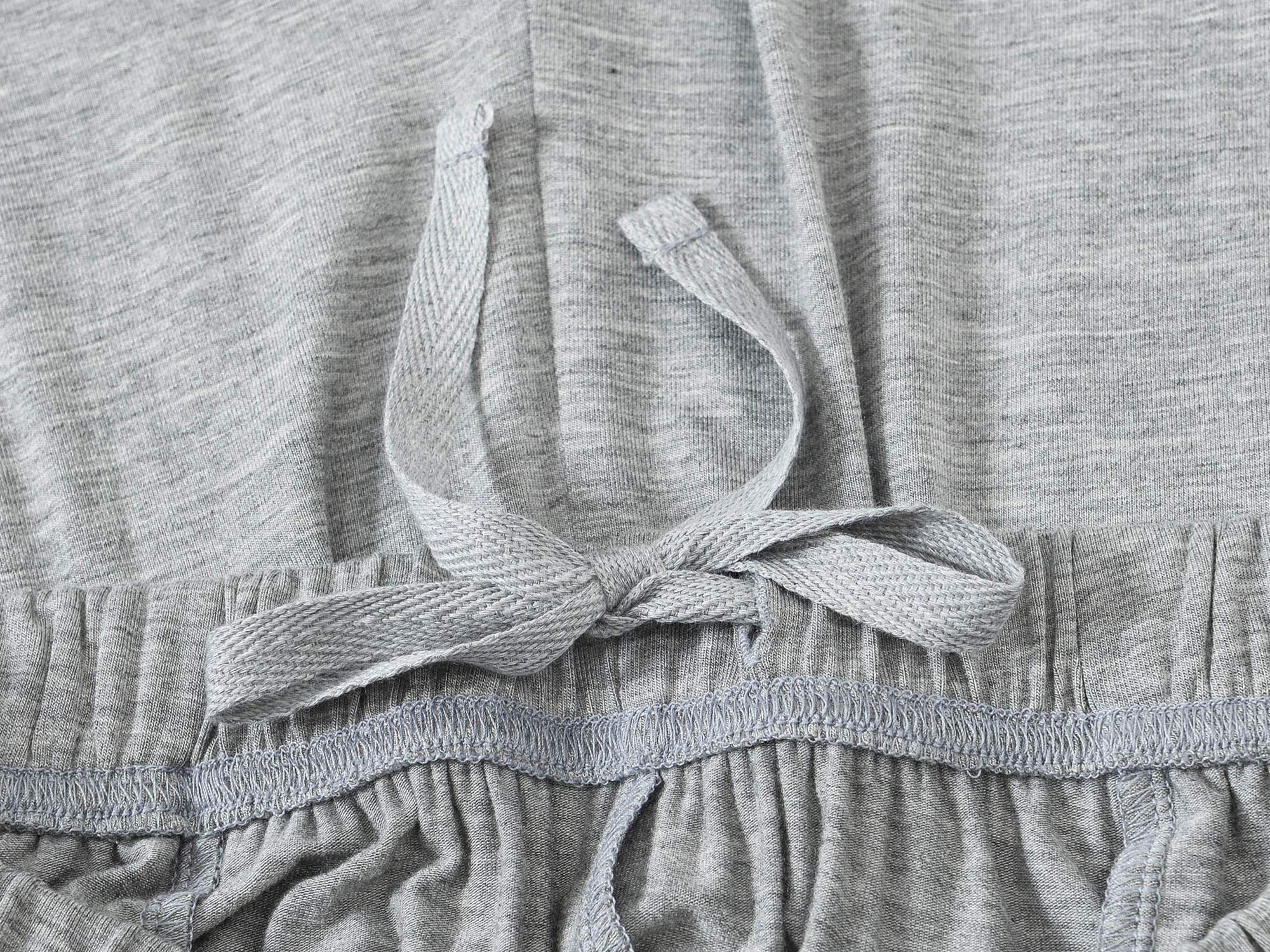 AjezMax Pijamas Mujer Verano Dos Piezas Pijama Corto Ropa de Dormir de Camiseta de Manga Corta y pantalón Capri