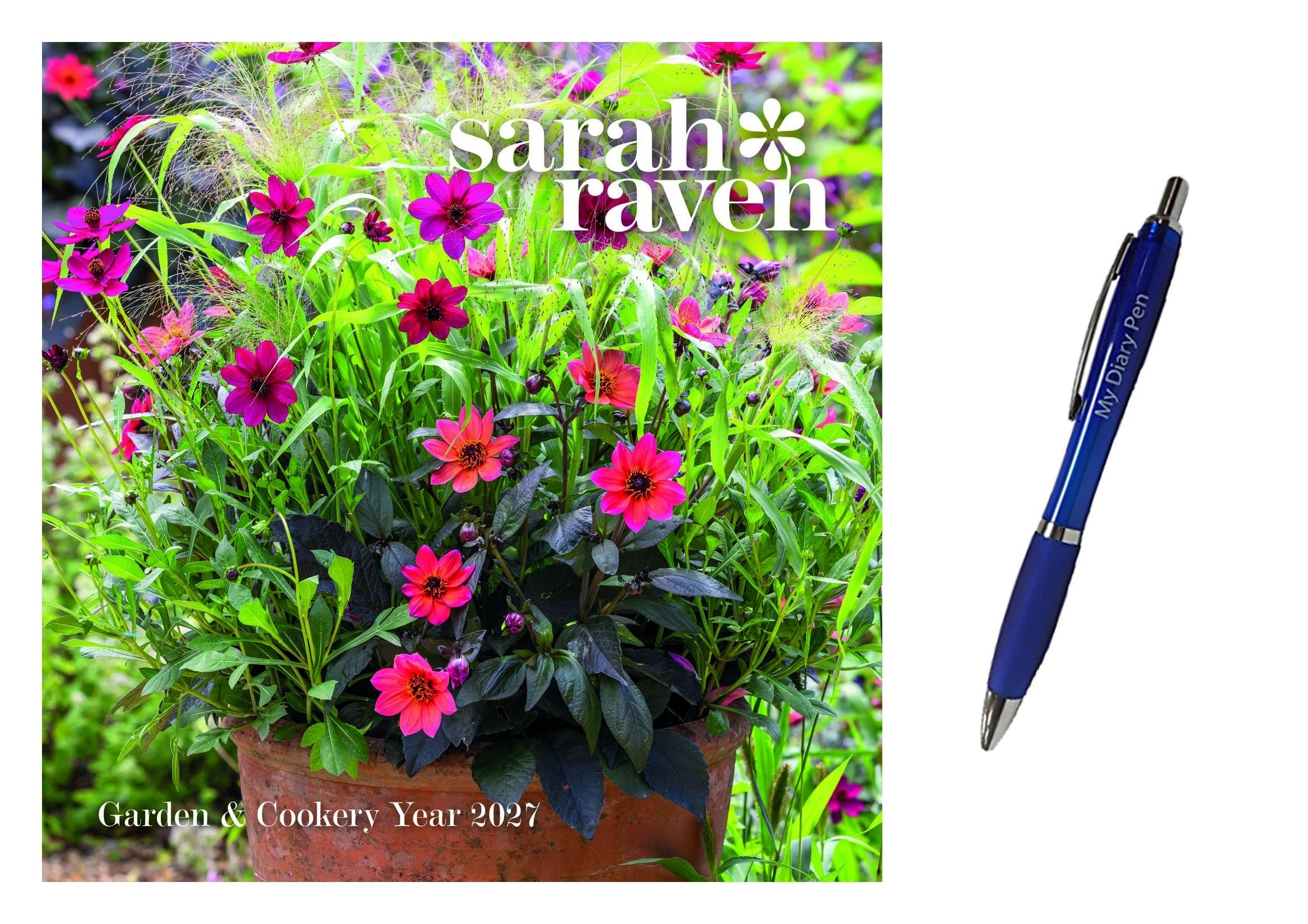 Sarah Raven Wall Calendar 2027 + EXCLUSIVE LIMITED EDITION PEN