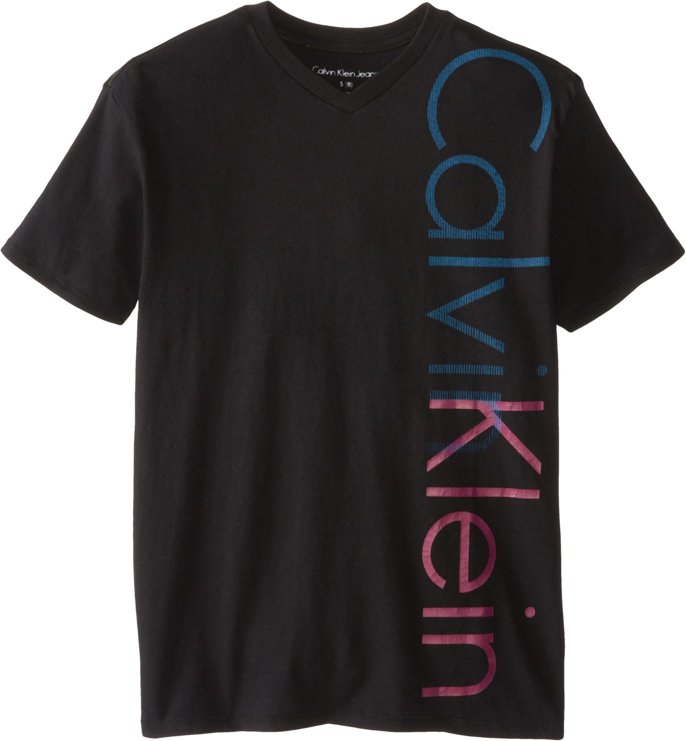 Calvin Klein Boys' Icon V-Neck Tee