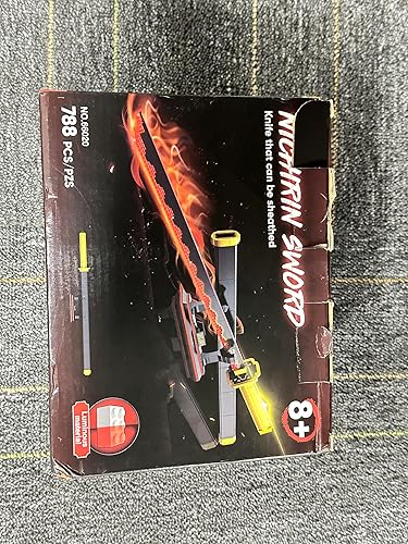 Miniatura 9 de Demon Slayer - Juego de construcción de espadas para niños de 8 a 14 años, bloque de construcción de espada Tsugikuni Yoriichi de 39 pulgadas con