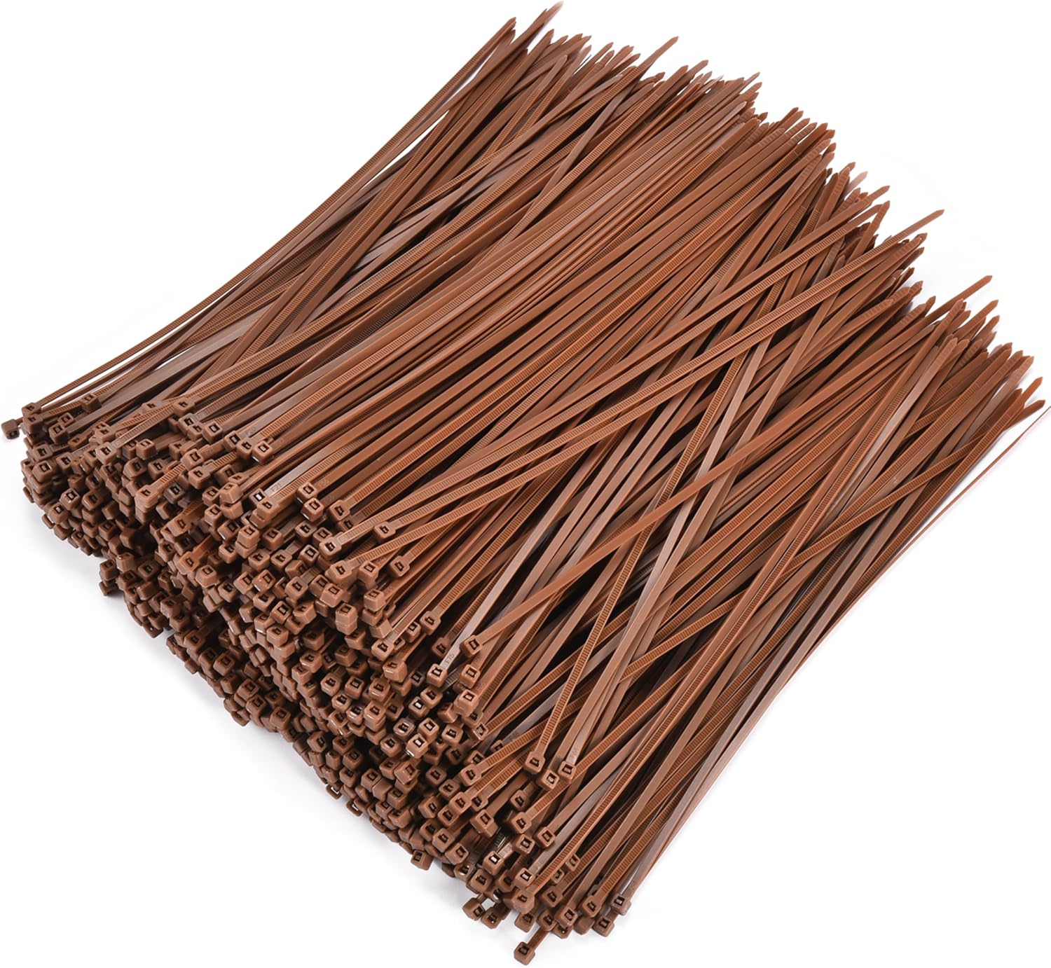 Bolt Dropper Zip Ties Brown Pack of 100012'' Heavy