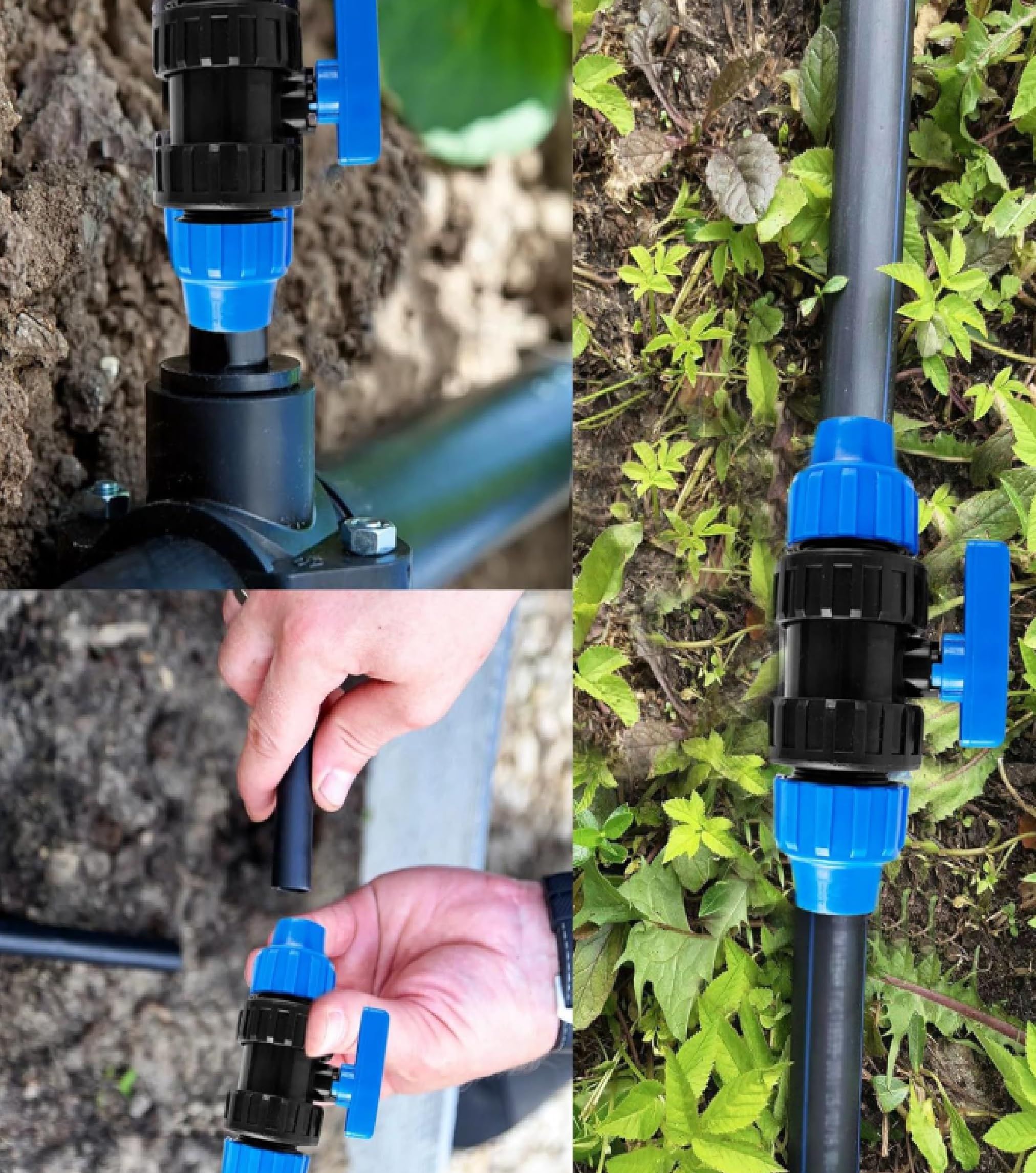 PE Rohr für Gartenbewässerung – verschiedene Größen & Längen – PN6 (6 Bar) Hochwertiges PE-Rohr (Polyethylenrohr) zur effizienten Wasserverteilung im Garten, auf Feldern (25mm - 25m)