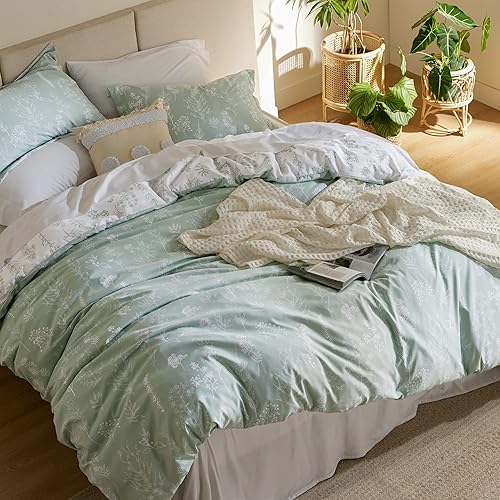 Miniatura 7 de Bedsure Funda de edredón tamaño King  Juego de funda de edredón reversible a lunares con cierre de cremallera, juego de ropa de cama rosa, 3 piezas,