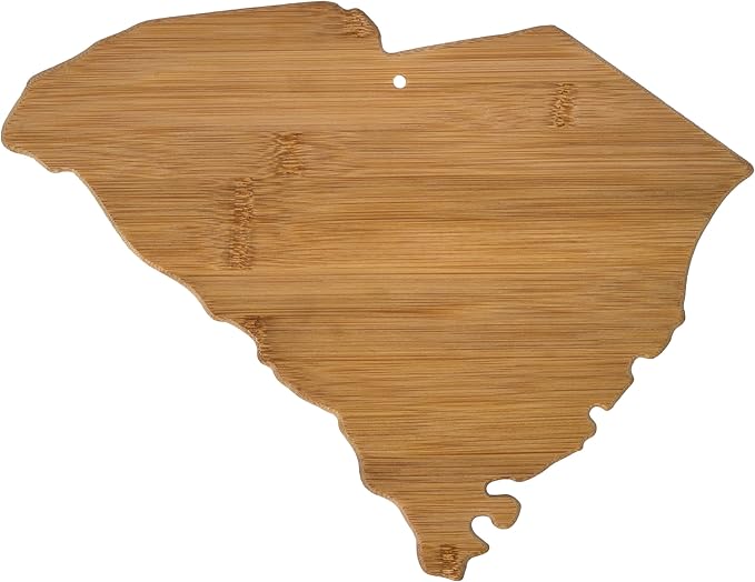 Totally Bamboo State Shaped Serving and Cutting Board
