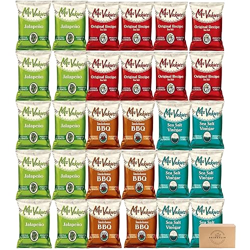 Miniatura 2 de Paquete variado de papas fritas saborizadas, surtido a granel cocido a granel (30 unidades) por Drinkolin