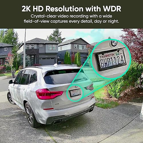 Miniatura 6 de WYZE Cámara solar Pan, cámaras de seguridad inalámbricas para exteriores, 2K HD 360 Pan-Tilt alimentadas por batería, cámaras Wi-Fi de 2.4 GHz para