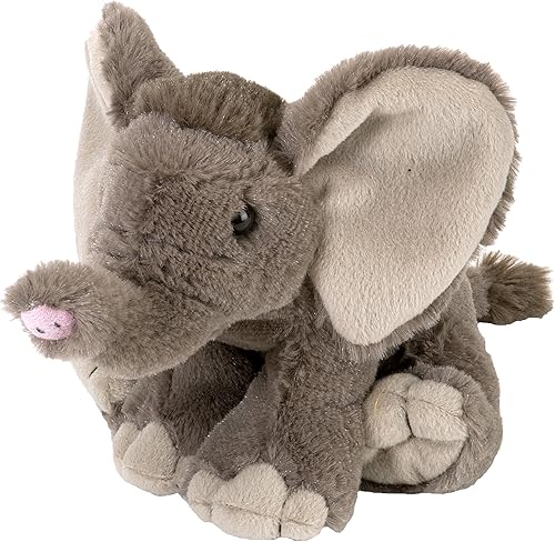 Wild Republic Peluche de elefante, peluche de juguete, regalos para niños, zoológico de peluche, mimos, 8 pulgadas