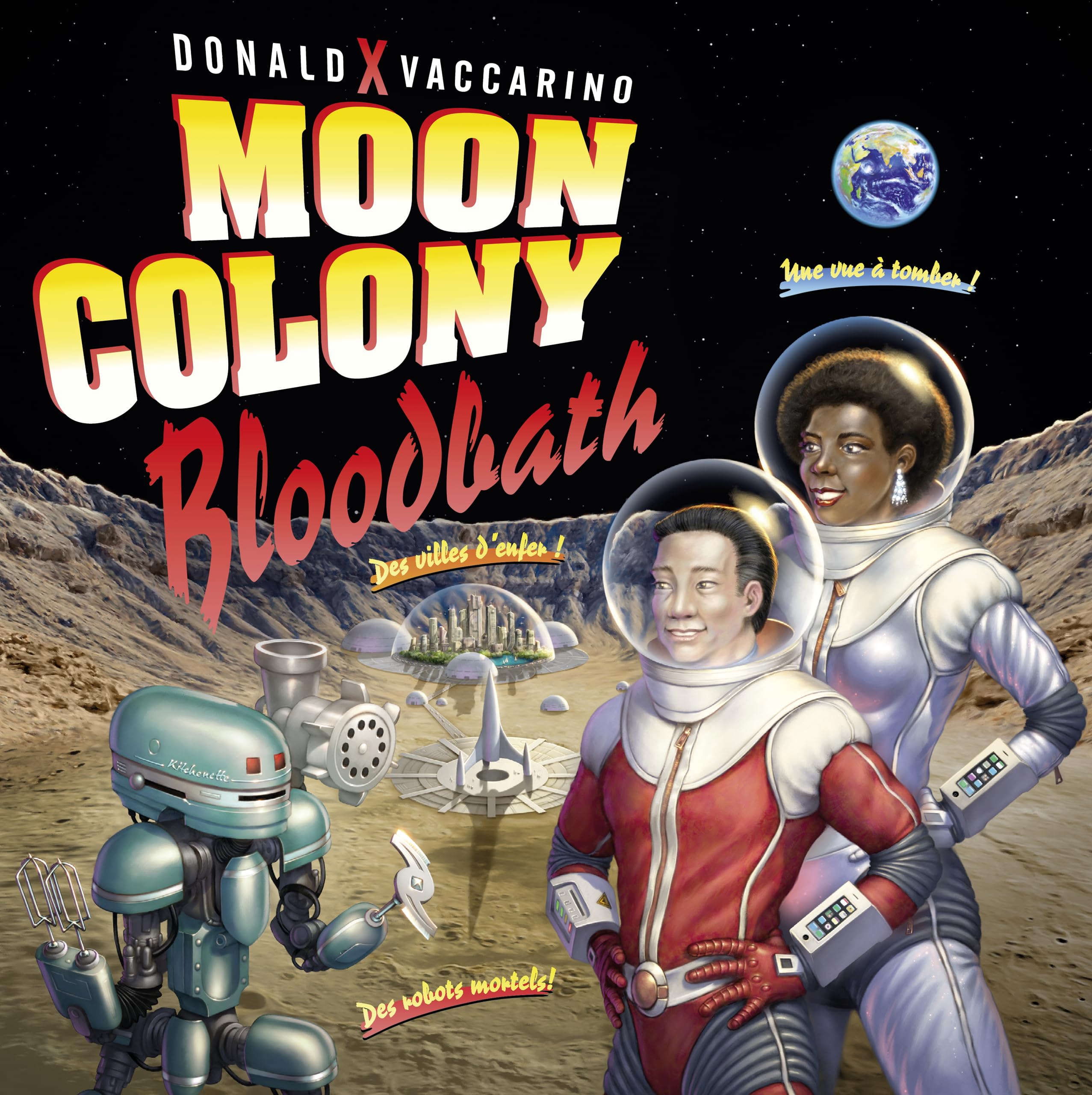 Asmodee - Moon Colony Bloodbath - Rio Grande Games - Gioco di carte SF strategico - Giocatori esperti - da 14 Anni - 1 a 5 Giocatori - 45-90 Min - Versione francese