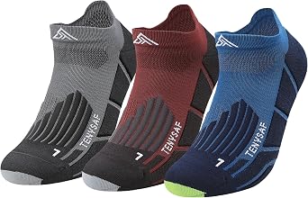 Compression Running Socks for Runners Low Cut Ankle Socks Anti-Blister Athletic Socks for Hiking Golf Work