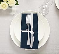 Vista 155 de Utopia Kitchen - Servilletas de tela negras [paquete de 12, 50 x 50 cm], mezcla de algodón absorbente, lavables y reutilizables para cena