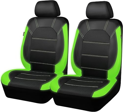 Miniatura 132 de CAR PASS Leather seat Covers,Automotive Universal Sport car seat Cover Super 5mm Composite Sponge Inside,Airbag Compatible fits Most SUVs, Camaleón