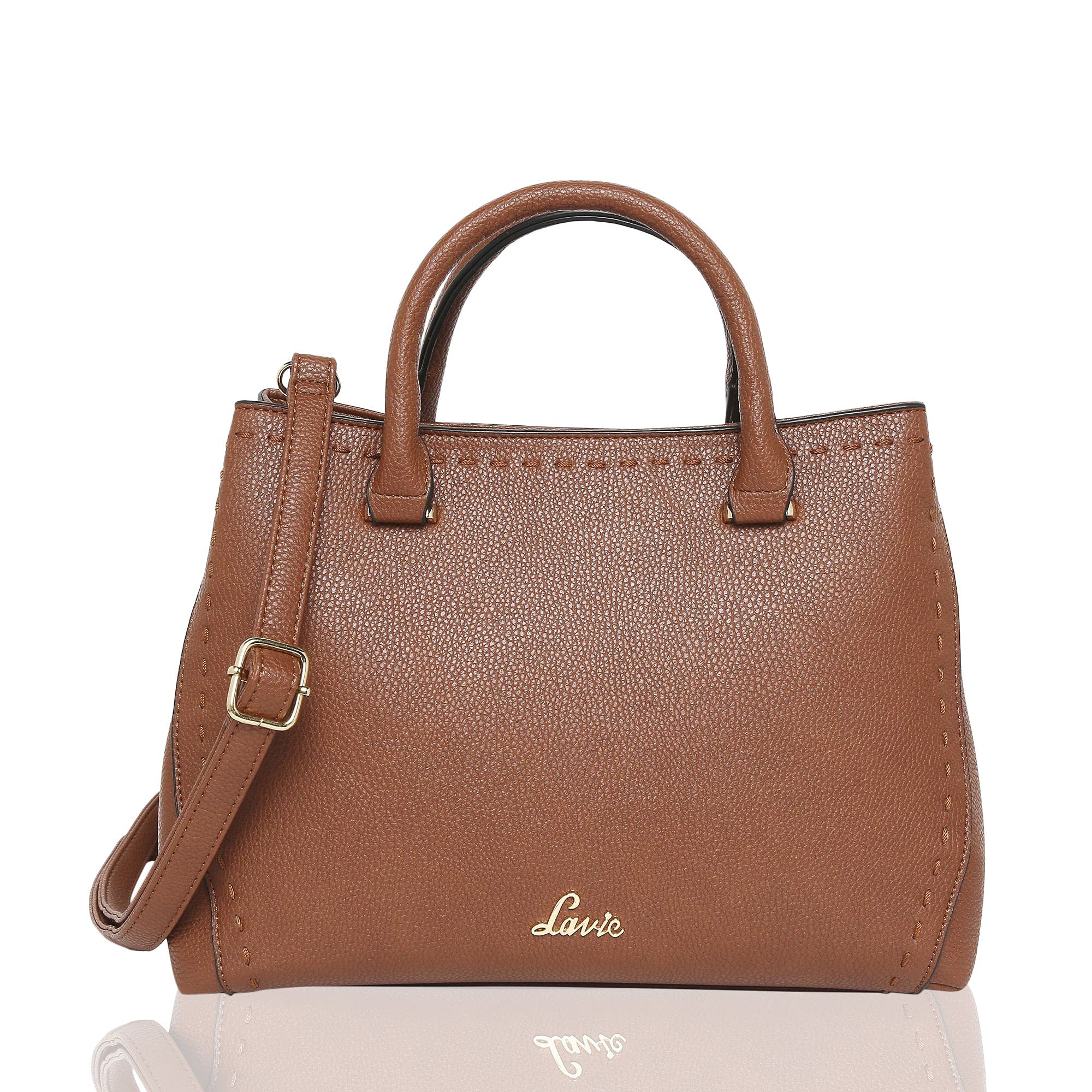 Lavie Omnia Small Satchel Womens Handbag, Tan (B096KSHGFW) Amazon Price History, Amazon Price Tracker