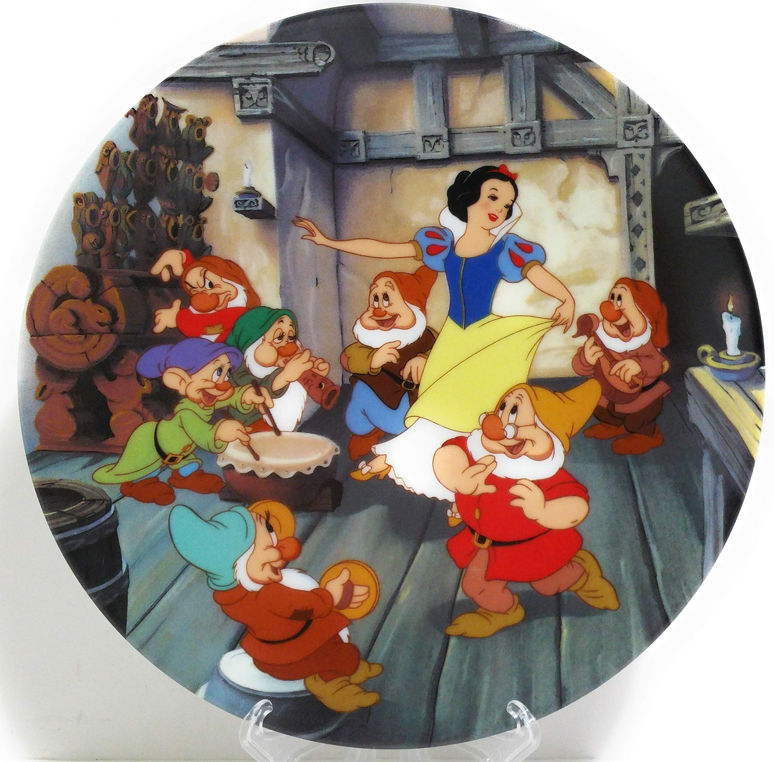 Disney The Dance of Snow White and The Seven Dwarfs by Knowles Collectible Plate